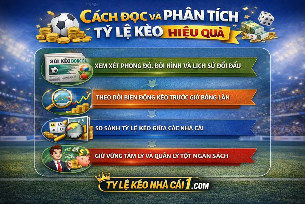 Cách đọc và phân tích tỷ lệ kèo