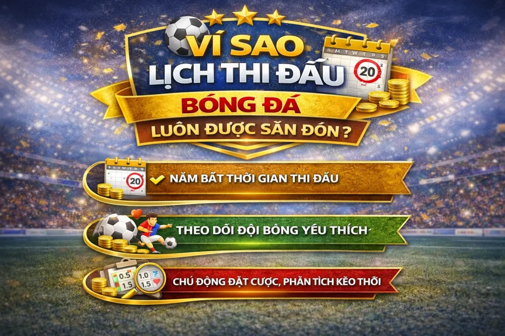 Vì sao Lịch Thi Đấu Bóng Đá Mới Nhất luôn được săn đón
